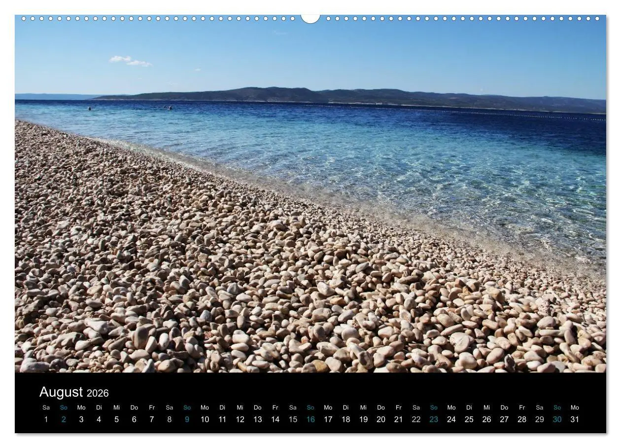 Bild: 9783516173697 | Kroatien (Wandkalender 2026 DIN A2 quer), CALVENDO Monatskalender
