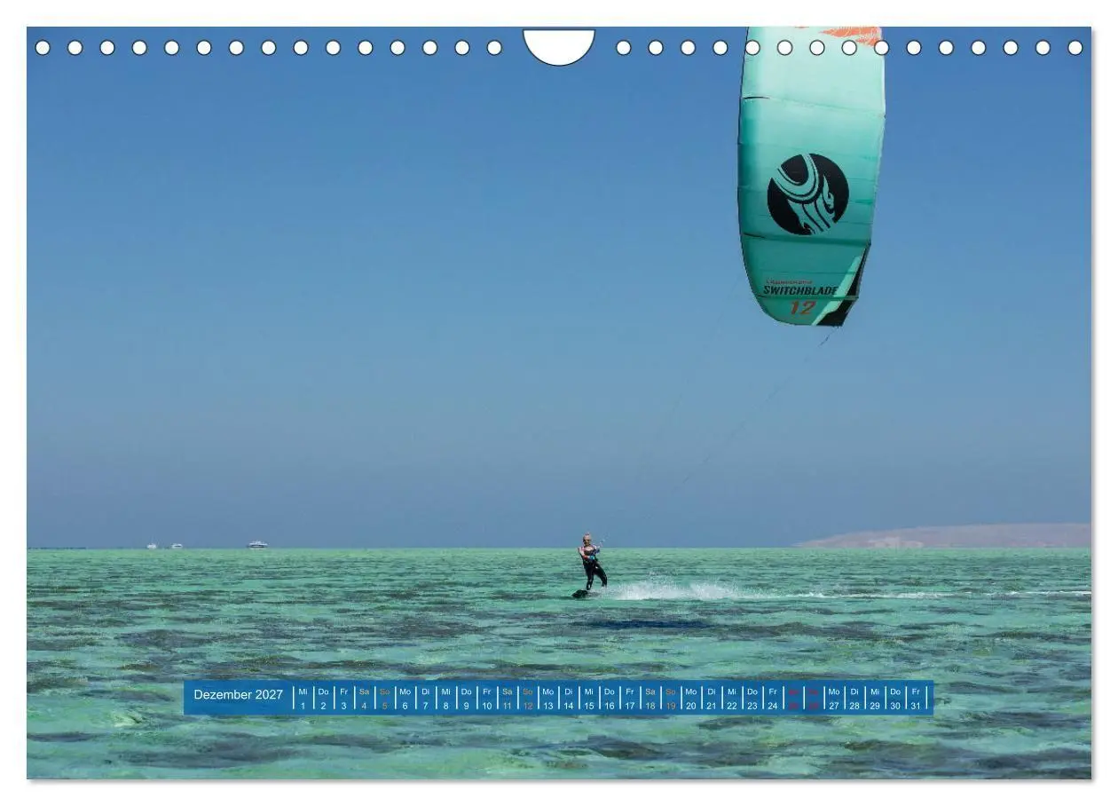 Bild: 9783569403697 | Kite Boarding El Gouna (Wandkalender 2027 DIN A4 quer), CALVENDO...