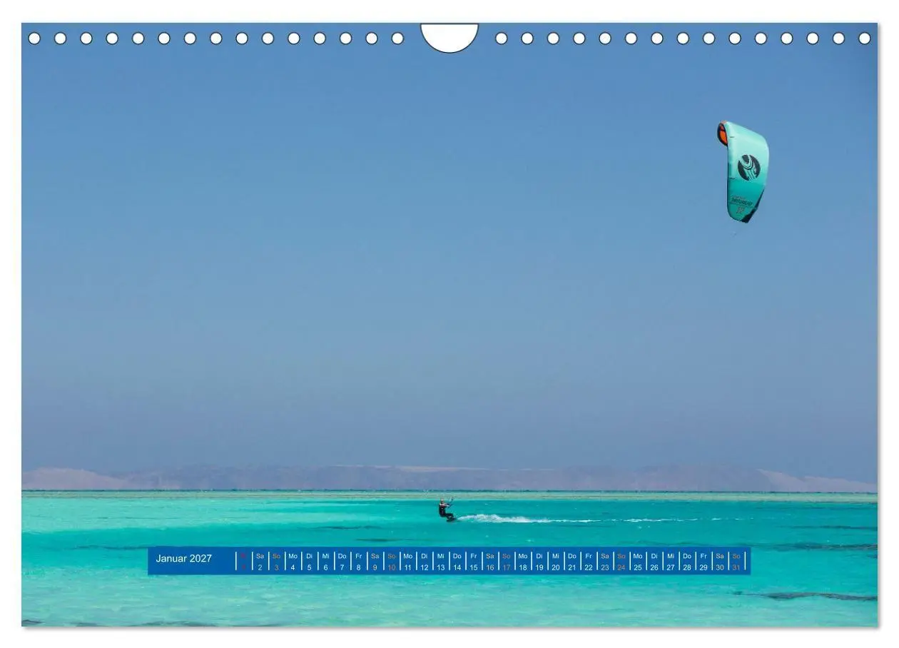 Bild: 9783569403697 | Kite Boarding El Gouna (Wandkalender 2027 DIN A4 quer), CALVENDO...