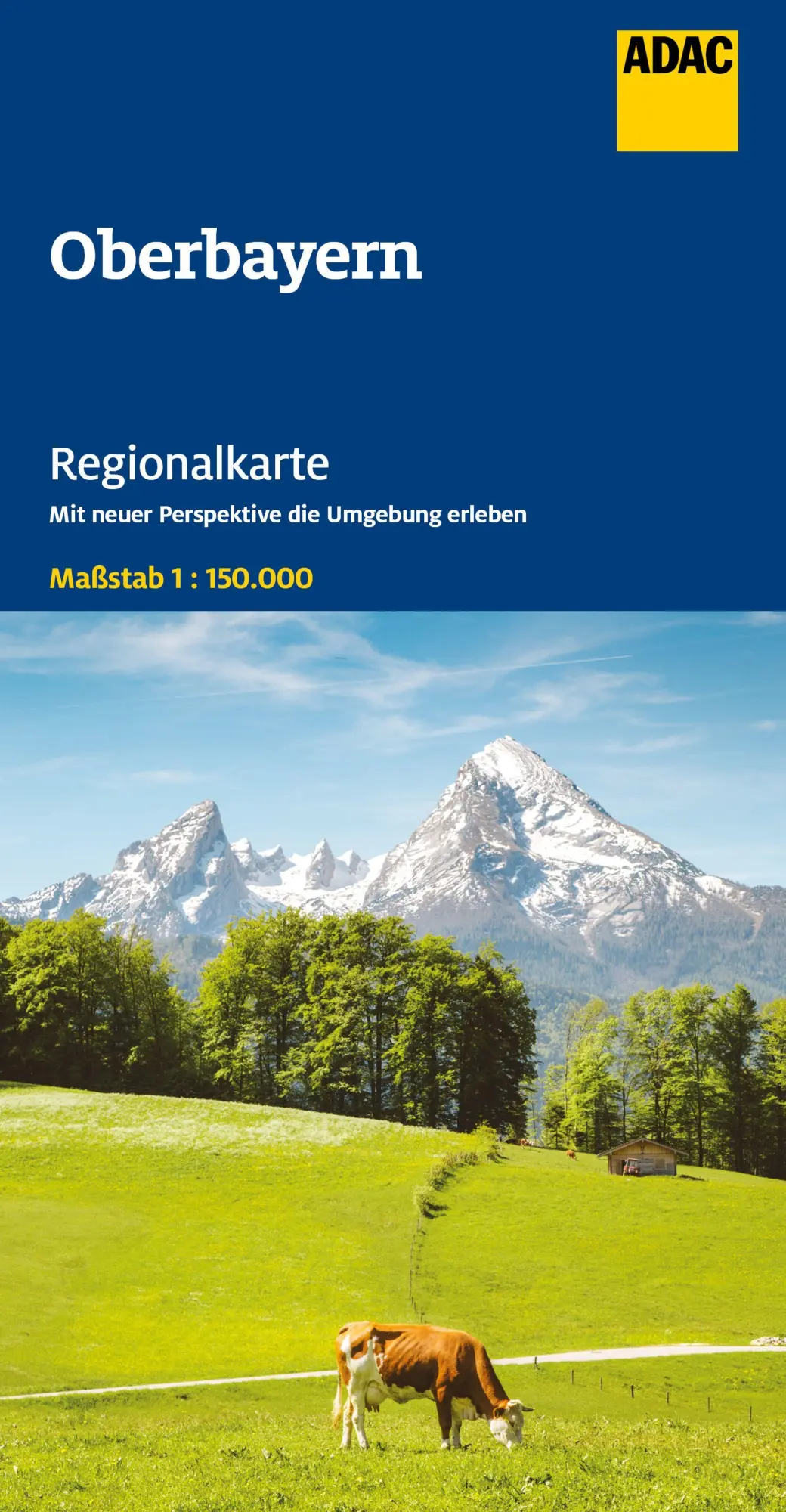 Cover: 9783826423697 | ADAC Regionalkarte 16 Oberbayern 1:150.000 | (Land-)Karte | Deutsch