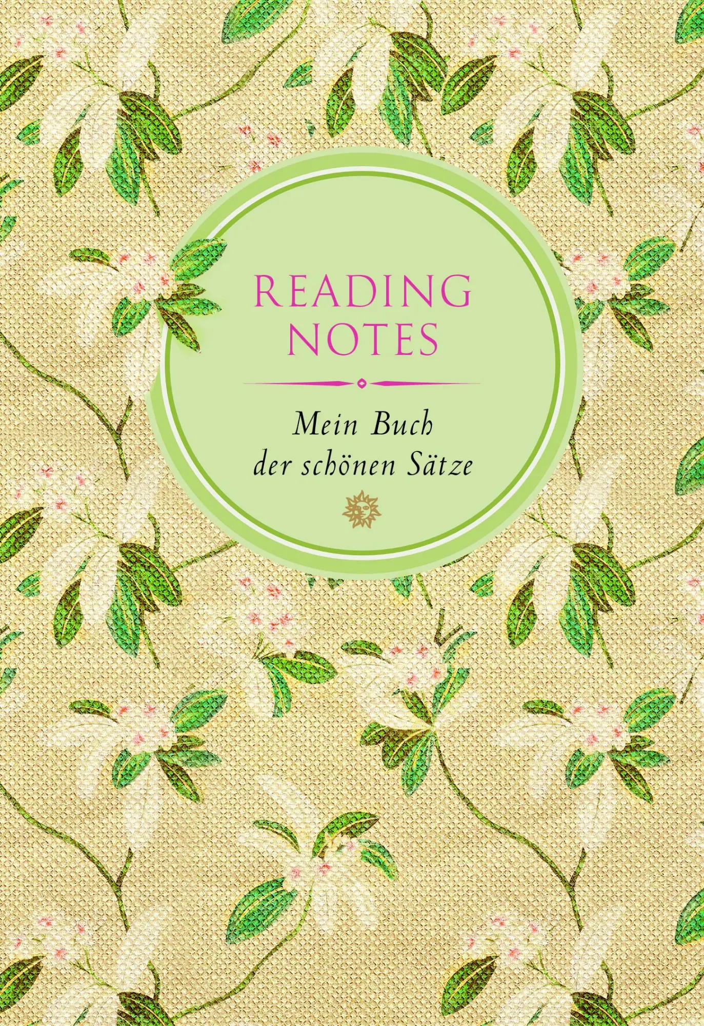 Cover: 9783851793697 | Reading Notes: Blüten | Mein Buch der schönen Sätze | Notizbuch | 2018