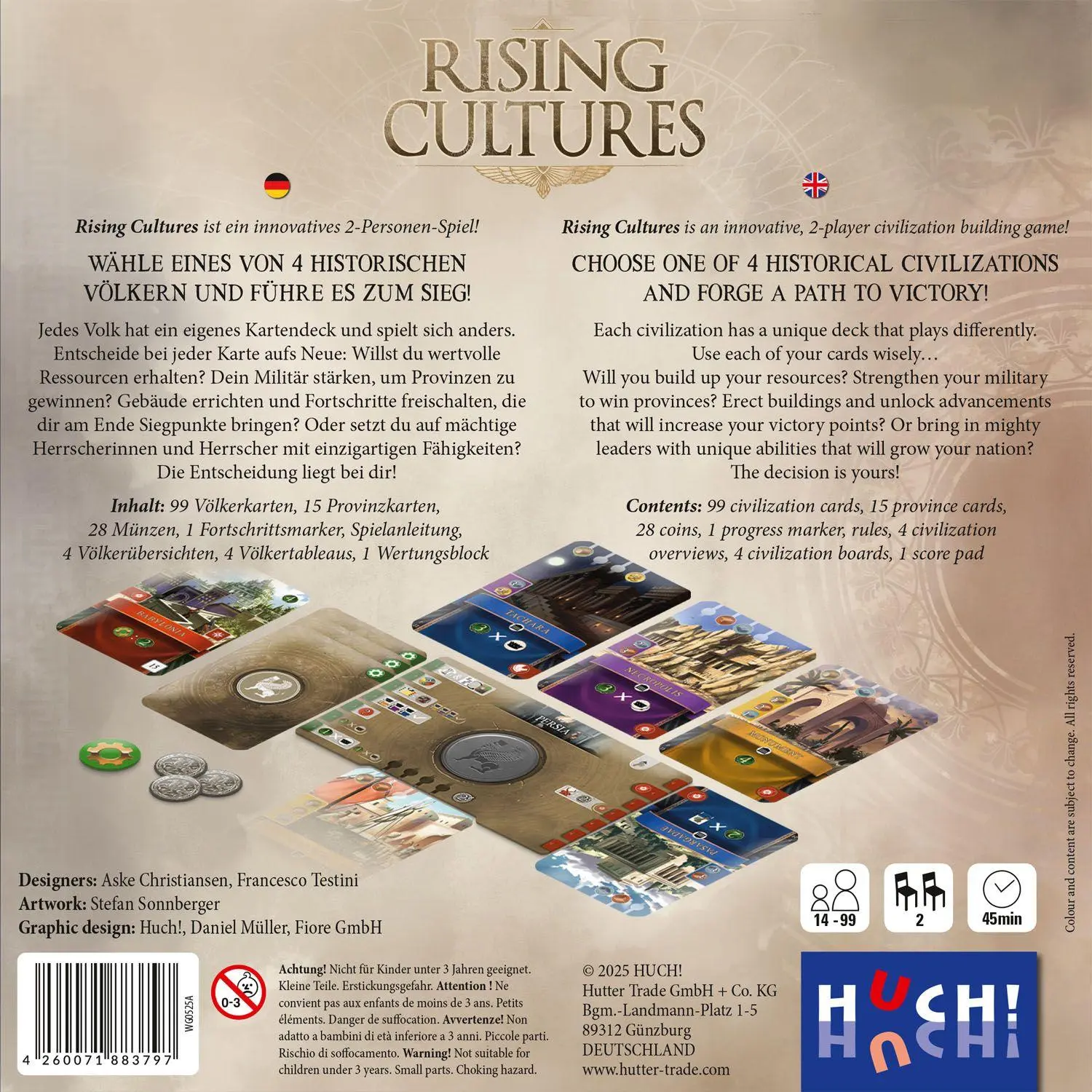 Bild: 4260071883797 | Rising Cultures | Aske Christiansen (u. a.) | Spiel | 883797 | Deutsch