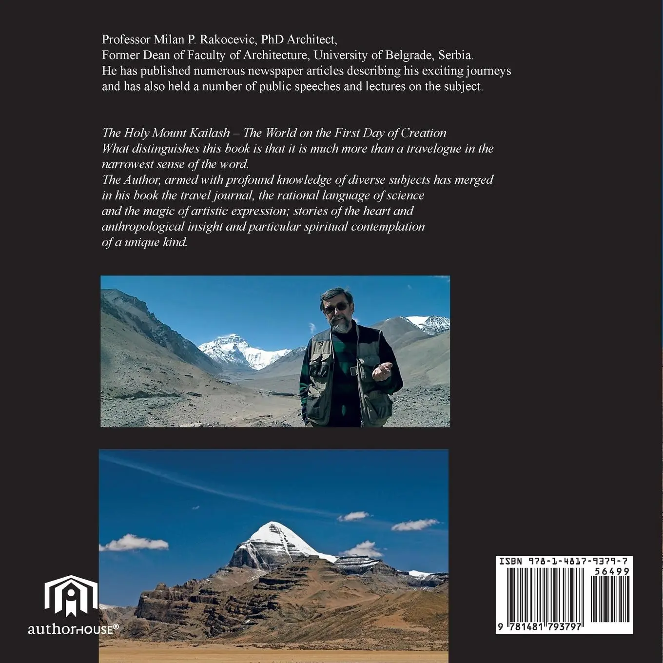 Rückseite: 9781481793797 | Holy Mount Kailash | A Pilgrimage in Tibet | Milan P. Rakocevic | Buch