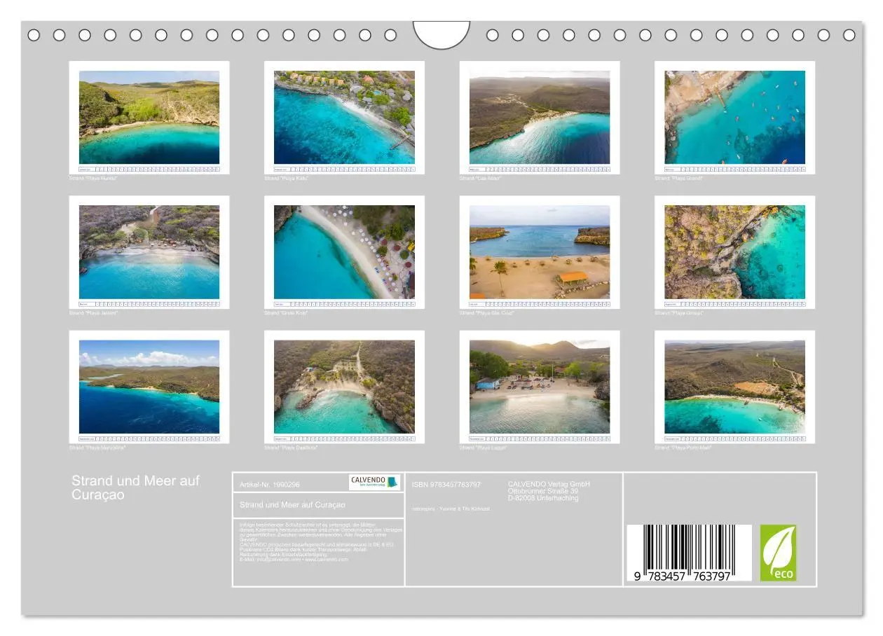 Bild: 9783457763797 | Strand und Meer auf Curaçao (Wandkalender 2026 DIN A4 quer),...