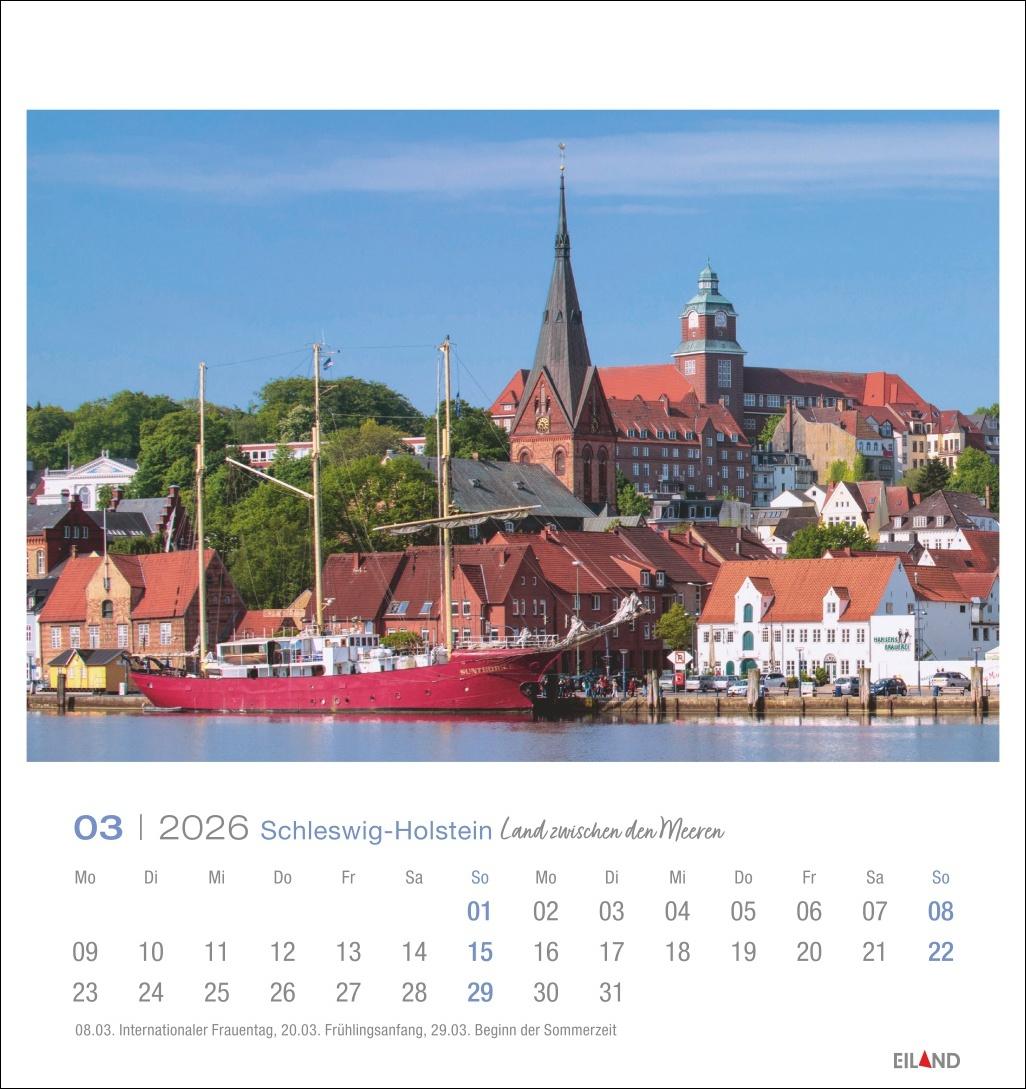 Bild: 9783964023797 | Schleswig-Holstein Postkartenkalender 2026 - Land zwischen den Meeren