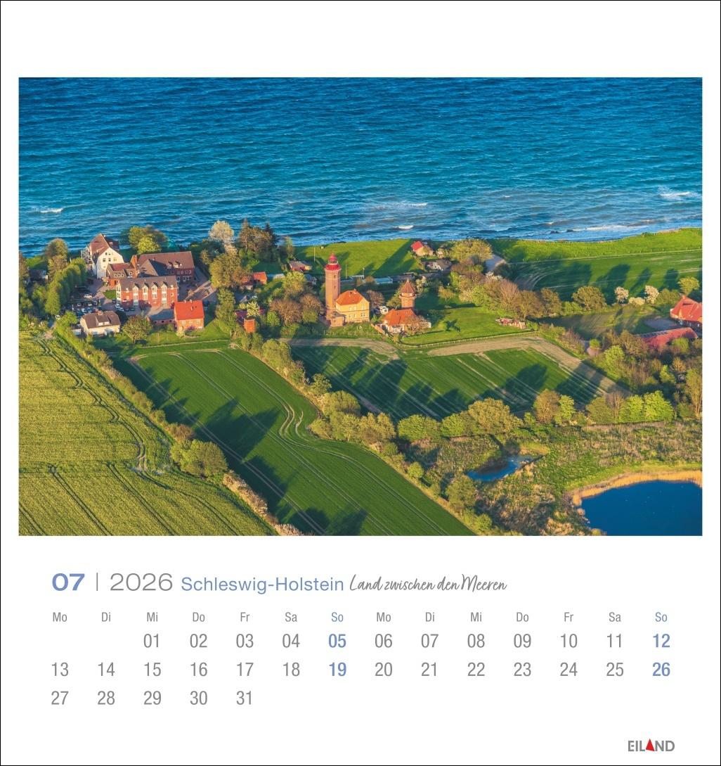 Bild: 9783964023797 | Schleswig-Holstein Postkartenkalender 2026 - Land zwischen den Meeren