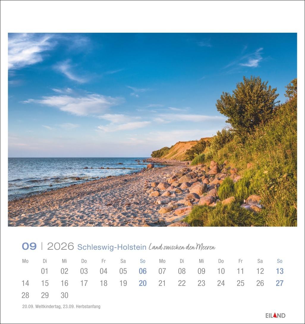 Bild: 9783964023797 | Schleswig-Holstein Postkartenkalender 2026 - Land zwischen den Meeren