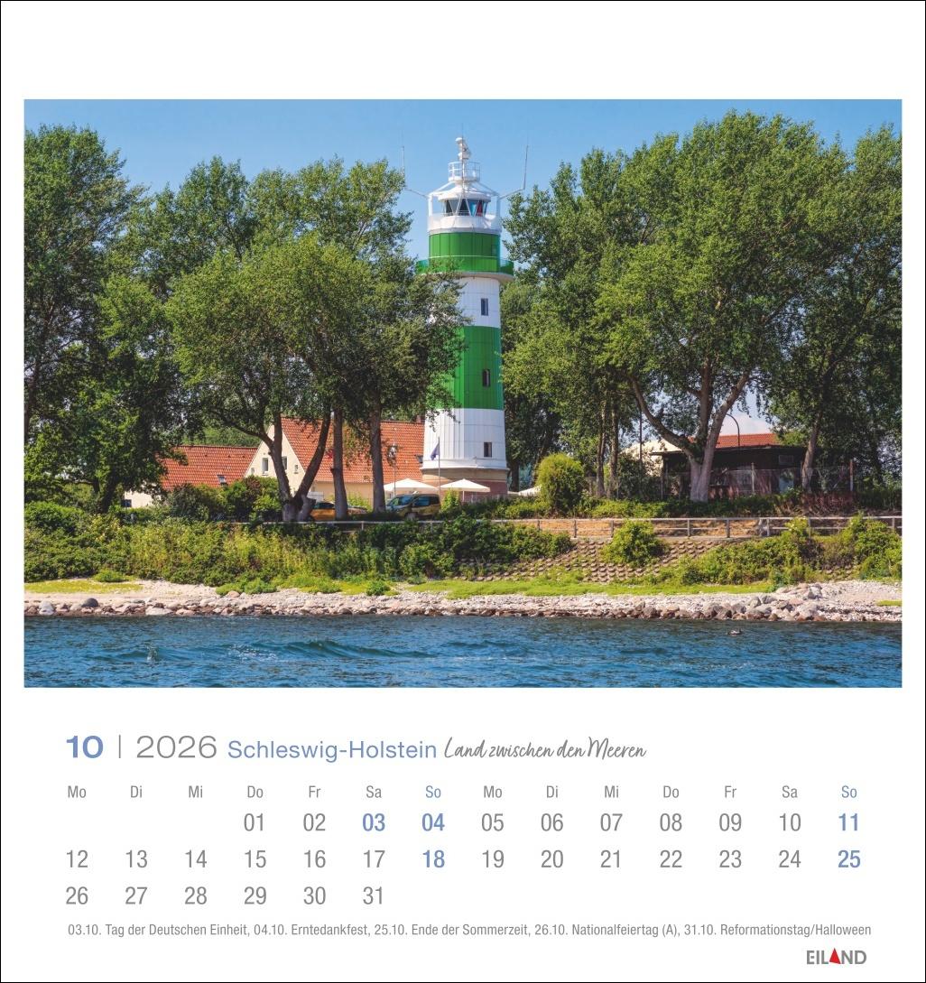 Bild: 9783964023797 | Schleswig-Holstein Postkartenkalender 2026 - Land zwischen den Meeren