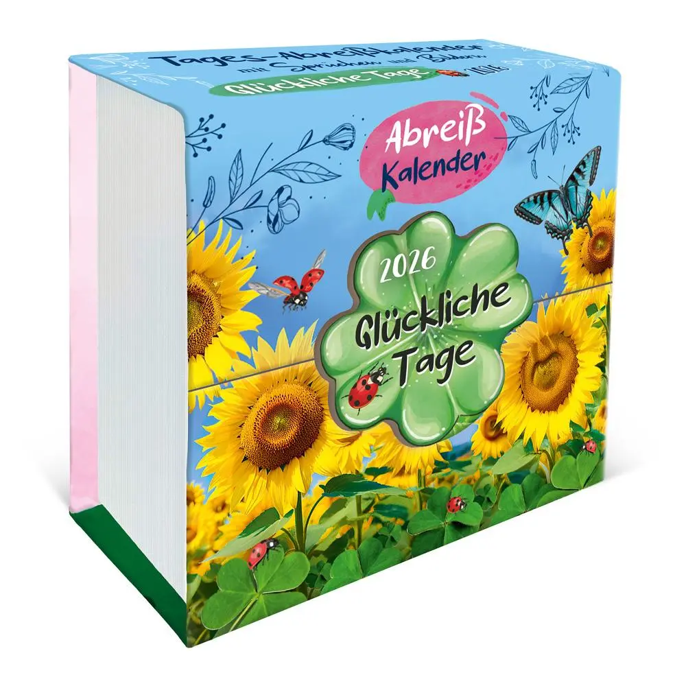 Cover: 9783988023797 | Trötsch Geschenkkalender Abreißkalender Glückliche Tage 2026 | KG