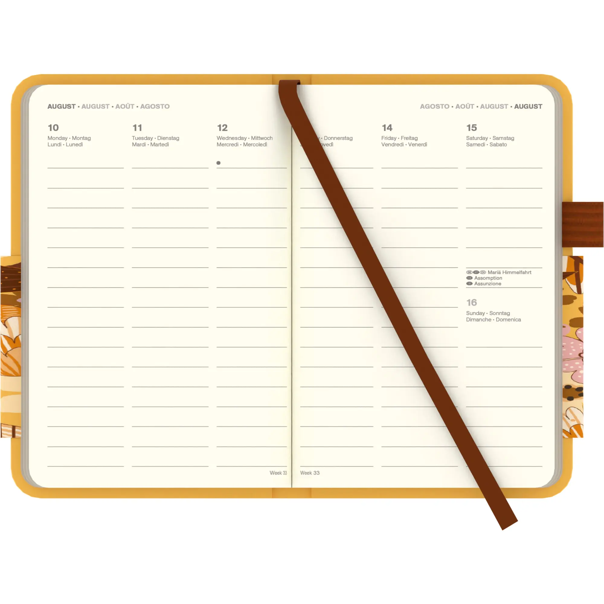 Bild: 4069095003897 | Ray Flower 2026 - Diary - Buchkalender - Taschenkalender - 9x14 | 2026