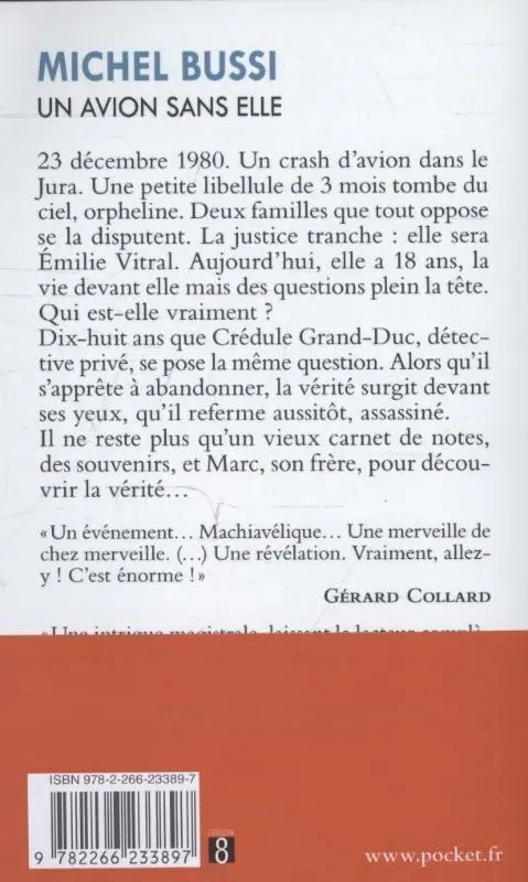 Rückseite: 9782266233897 | Un avion sans elle | Michel Bussi | Taschenbuch | 573 S. | Französisch