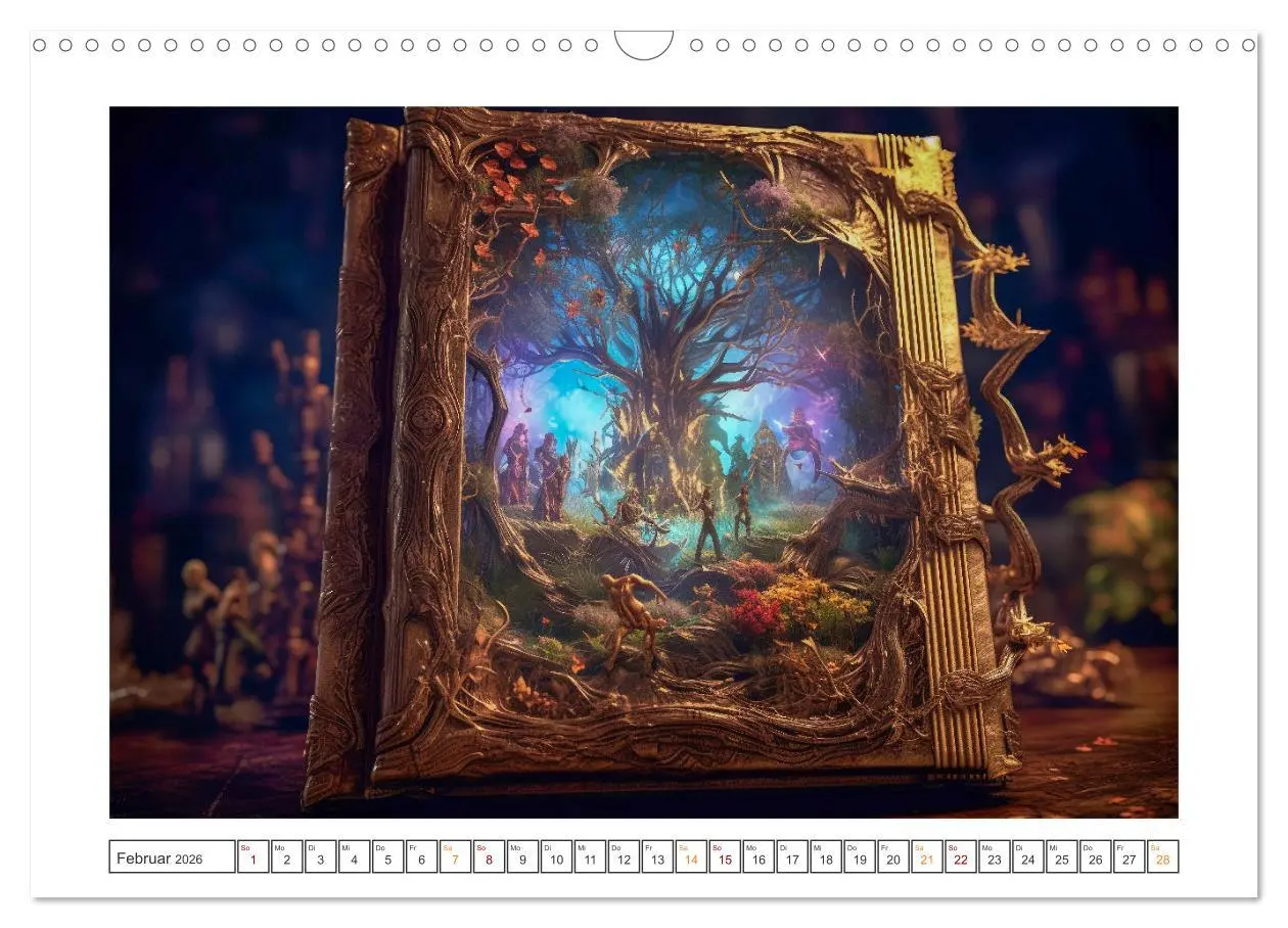 Bild: 9783457513897 | Zauberbuch - Terra Magica (Wandkalender 2026 DIN A3 quer), CALVENDO...