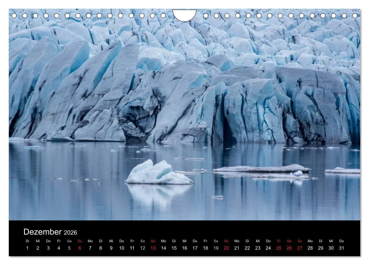 Bild: 9783457993897 | Eindrücklich Island 2026 (Wandkalender 2026 DIN A4 quer), CALVENDO...