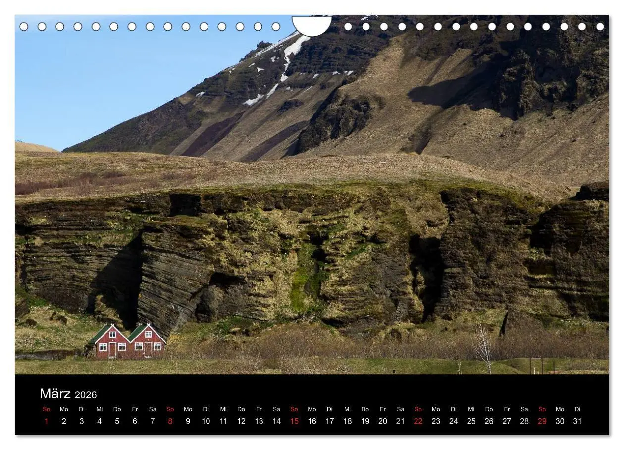 Bild: 9783457993897 | Eindrücklich Island 2026 (Wandkalender 2026 DIN A4 quer), CALVENDO...