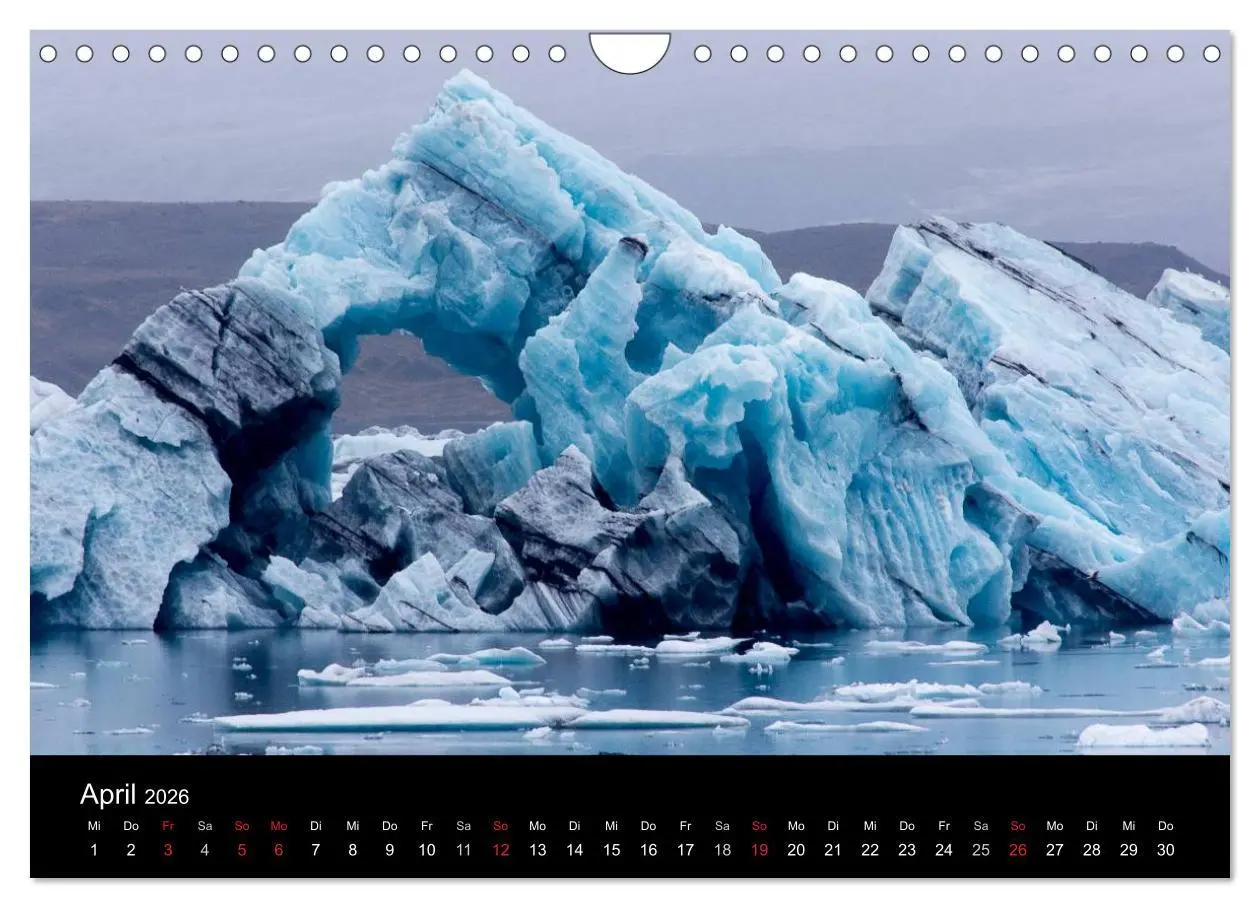 Bild: 9783457993897 | Eindrücklich Island 2026 (Wandkalender 2026 DIN A4 quer), CALVENDO...