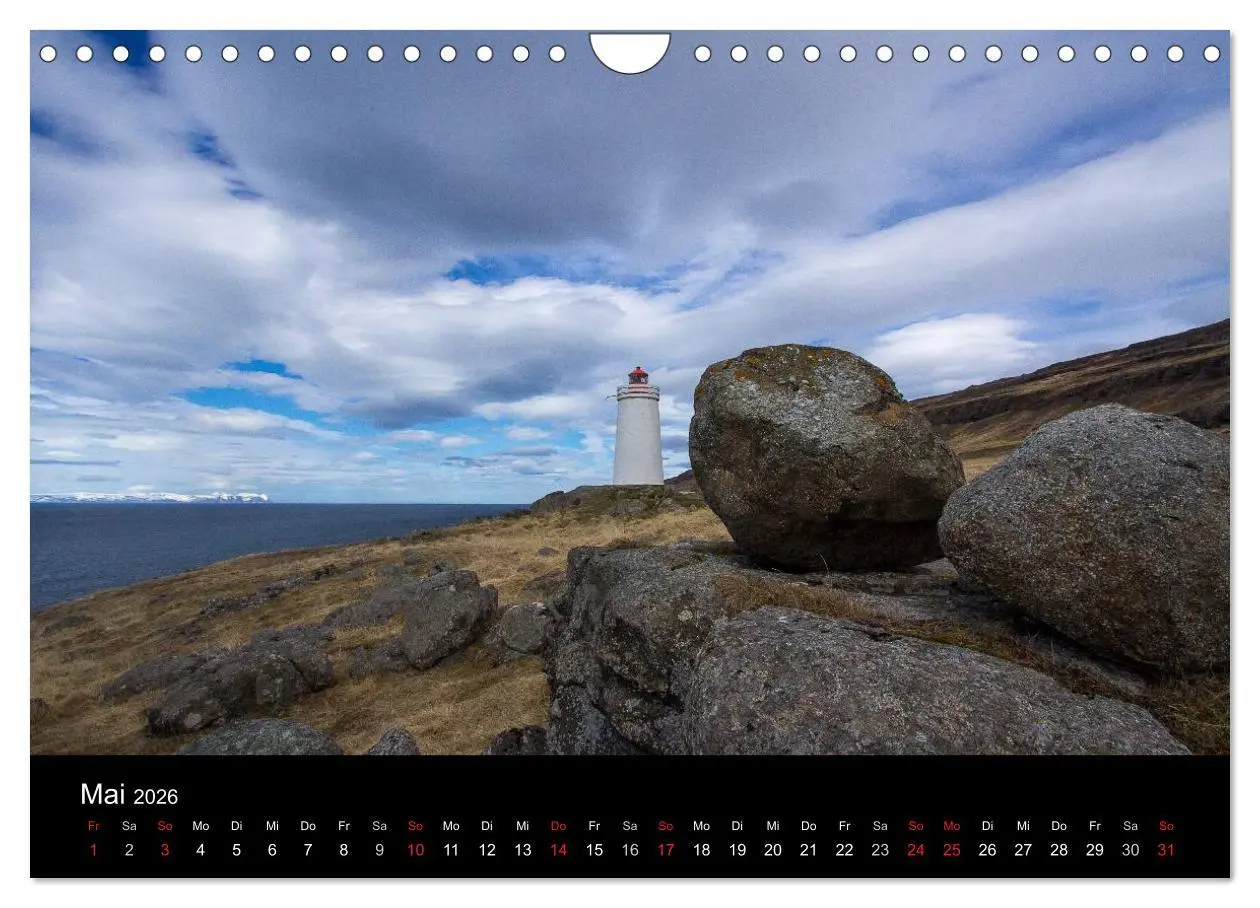 Bild: 9783457993897 | Eindrücklich Island 2026 (Wandkalender 2026 DIN A4 quer), CALVENDO...