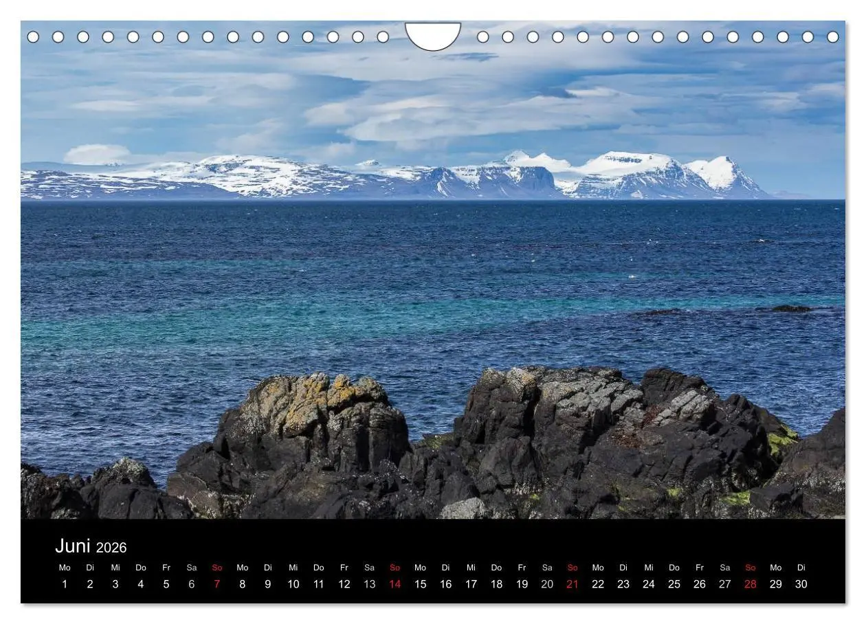 Bild: 9783457993897 | Eindrücklich Island 2026 (Wandkalender 2026 DIN A4 quer), CALVENDO...