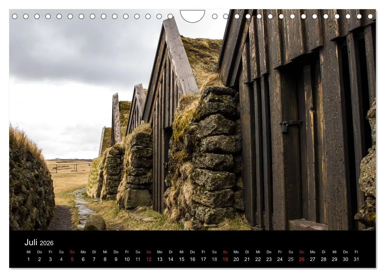 Bild: 9783457993897 | Eindrücklich Island 2026 (Wandkalender 2026 DIN A4 quer), CALVENDO...