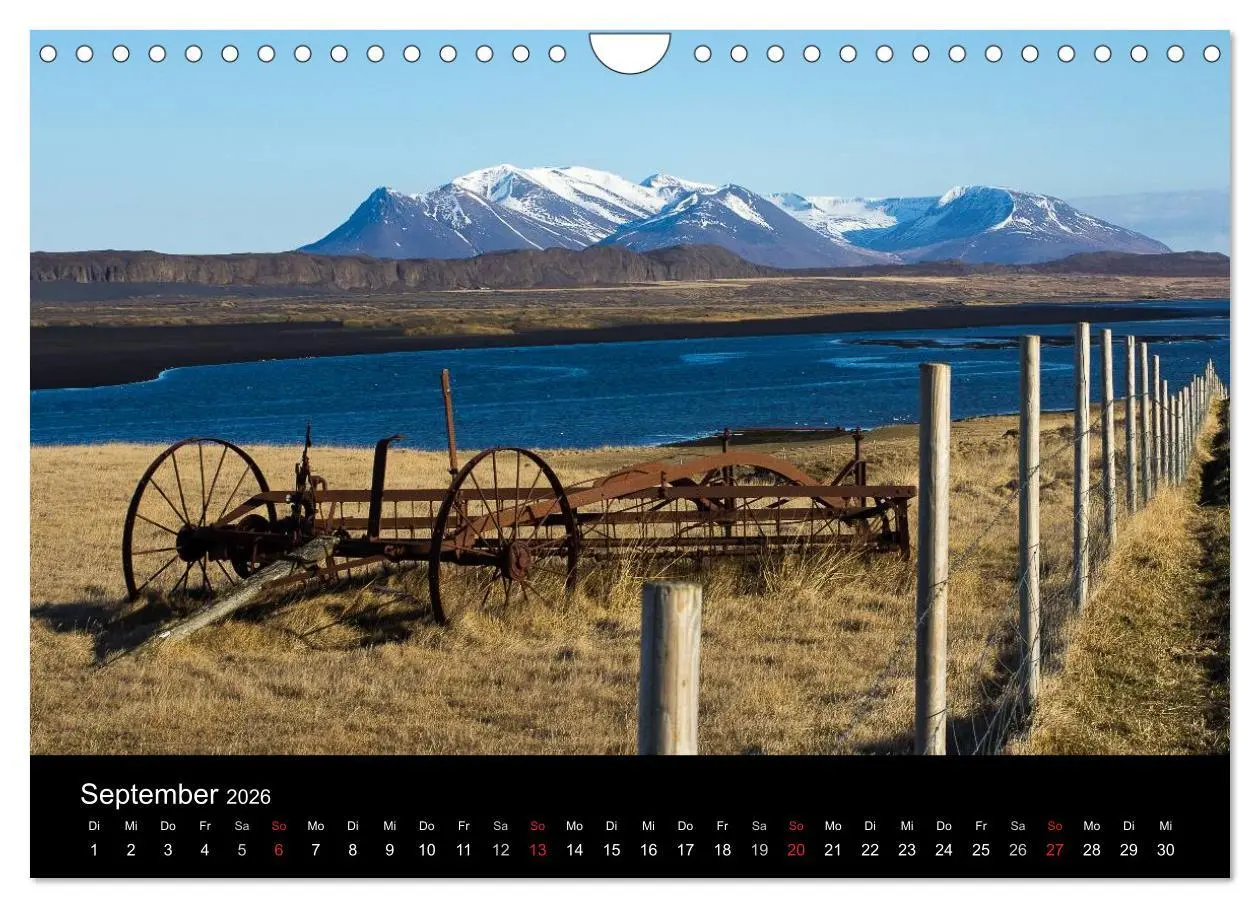 Bild: 9783457993897 | Eindrücklich Island 2026 (Wandkalender 2026 DIN A4 quer), CALVENDO...