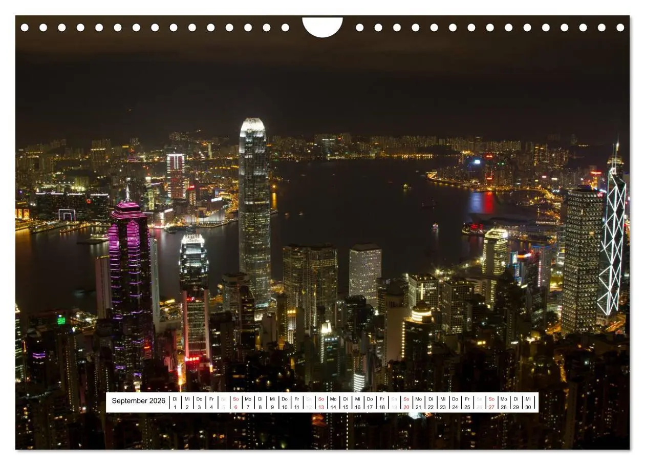 Bild: 9783516153897 | Hong Kong 2026 (Wandkalender 2026 DIN A4 quer), CALVENDO...