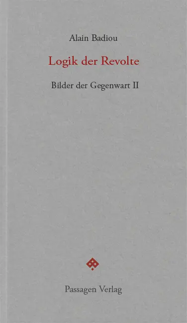 Cover: 9783709203897 | Logik der Revolte | Alain Badiou | Taschenbuch | 224 S. | Deutsch