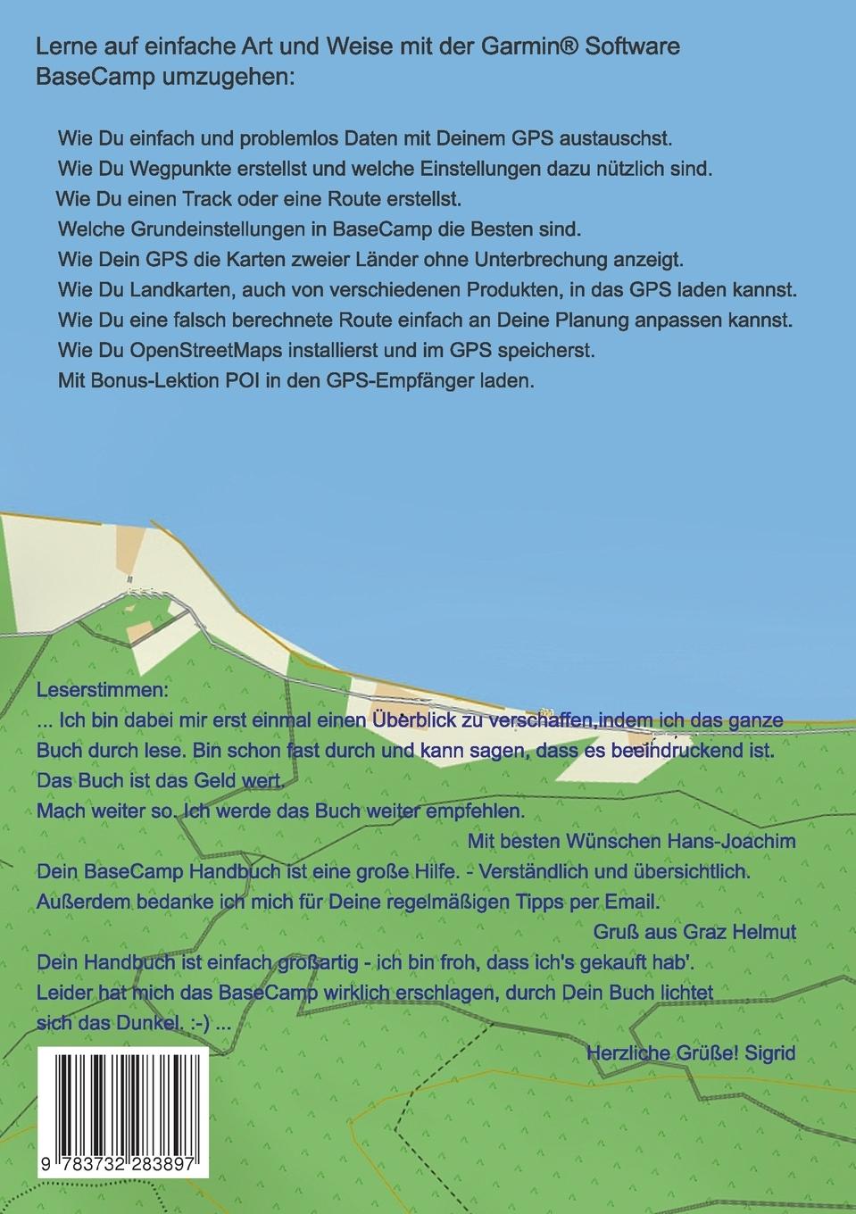 Rückseite: 9783732283897 | BaseCamp Handbuch 4.6 | Datenverwaltung, Tourenplanung und Geheimtipps