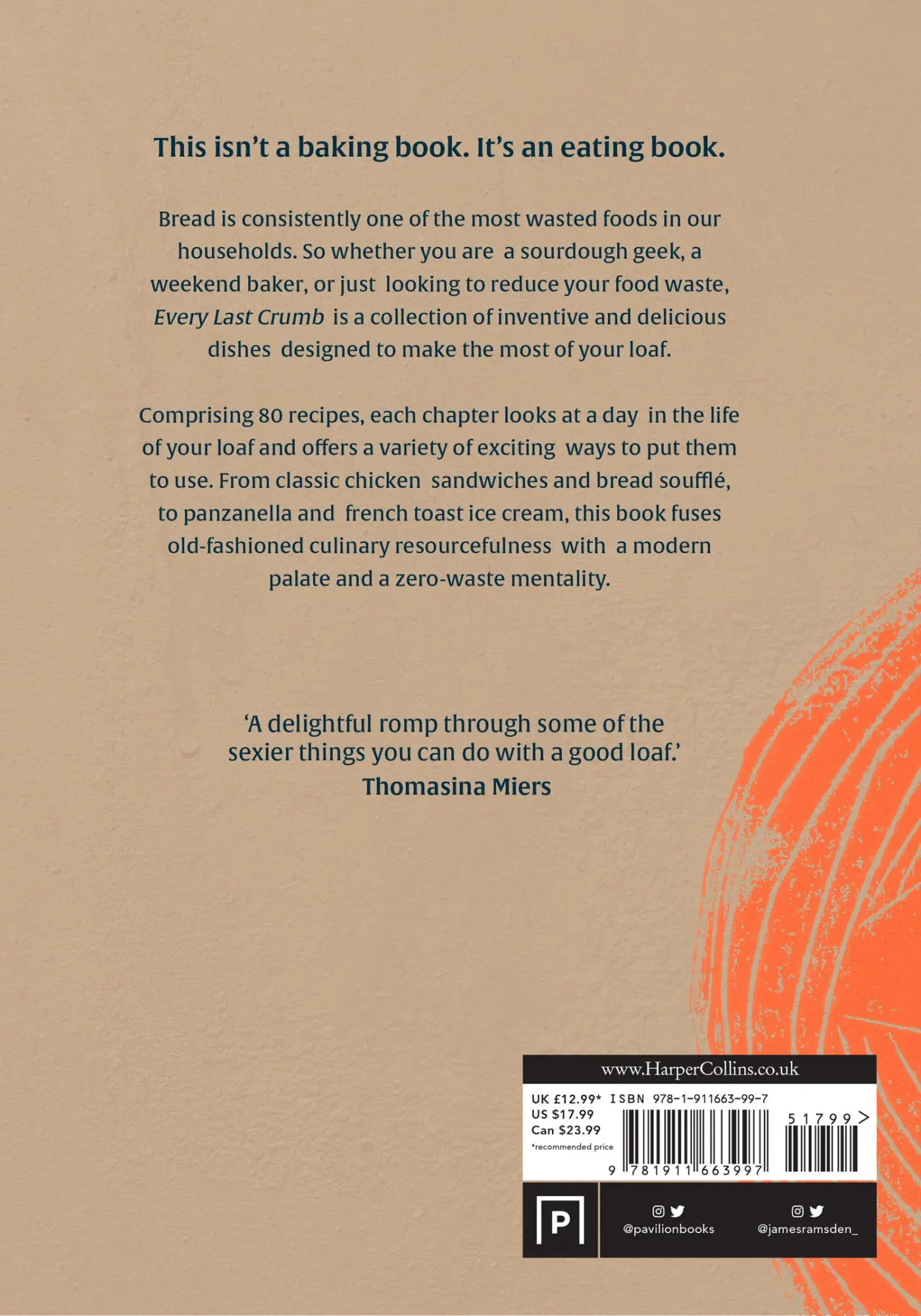 Rückseite: 9781911663997 | Every Last Crumb | James Ramsden | Buch | Gebunden | Englisch | 2022