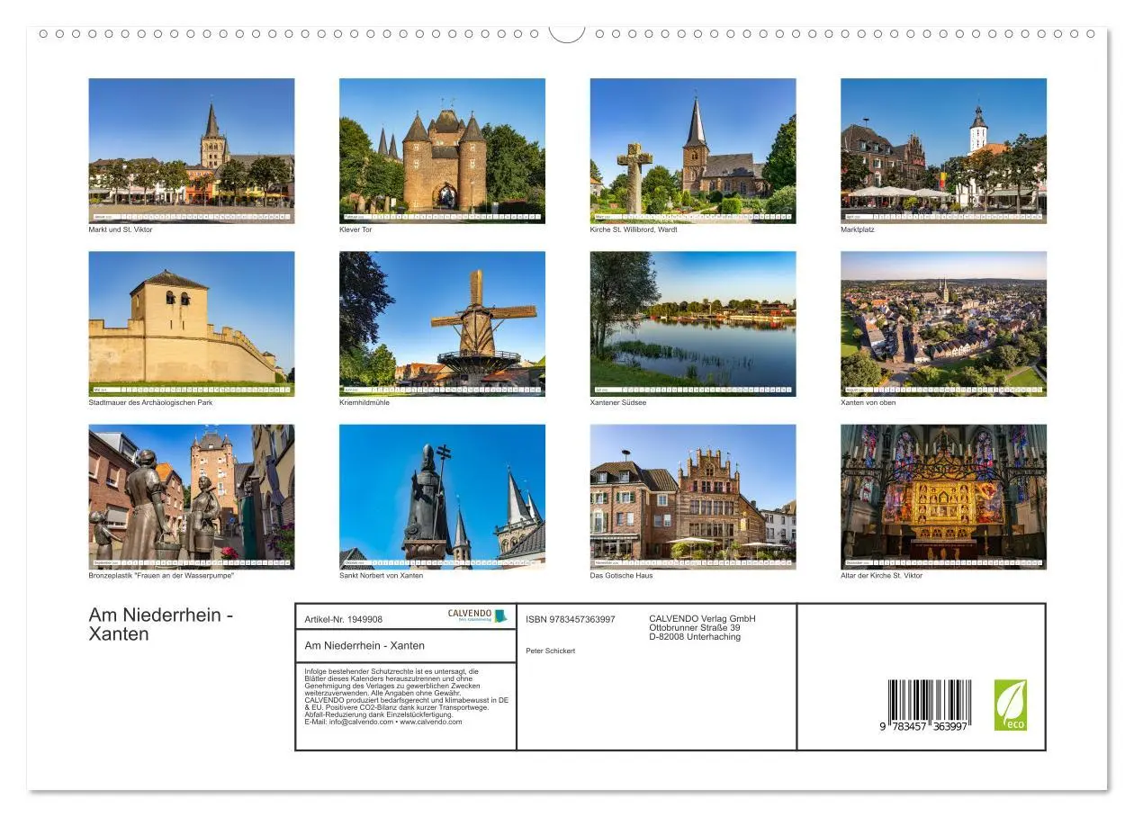 Bild: 9783457363997 | Am Niederrhein - Xanten (hochwertiger Premium Wandkalender 2026 DIN...