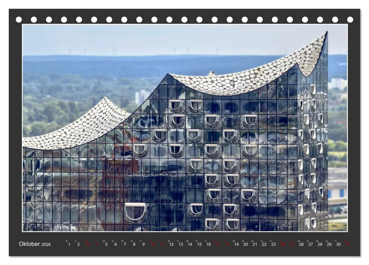 Bild: 9783457503997 | Wahrzeichen Elbphilharmonie (Tischkalender 2026 DIN A5 quer),...