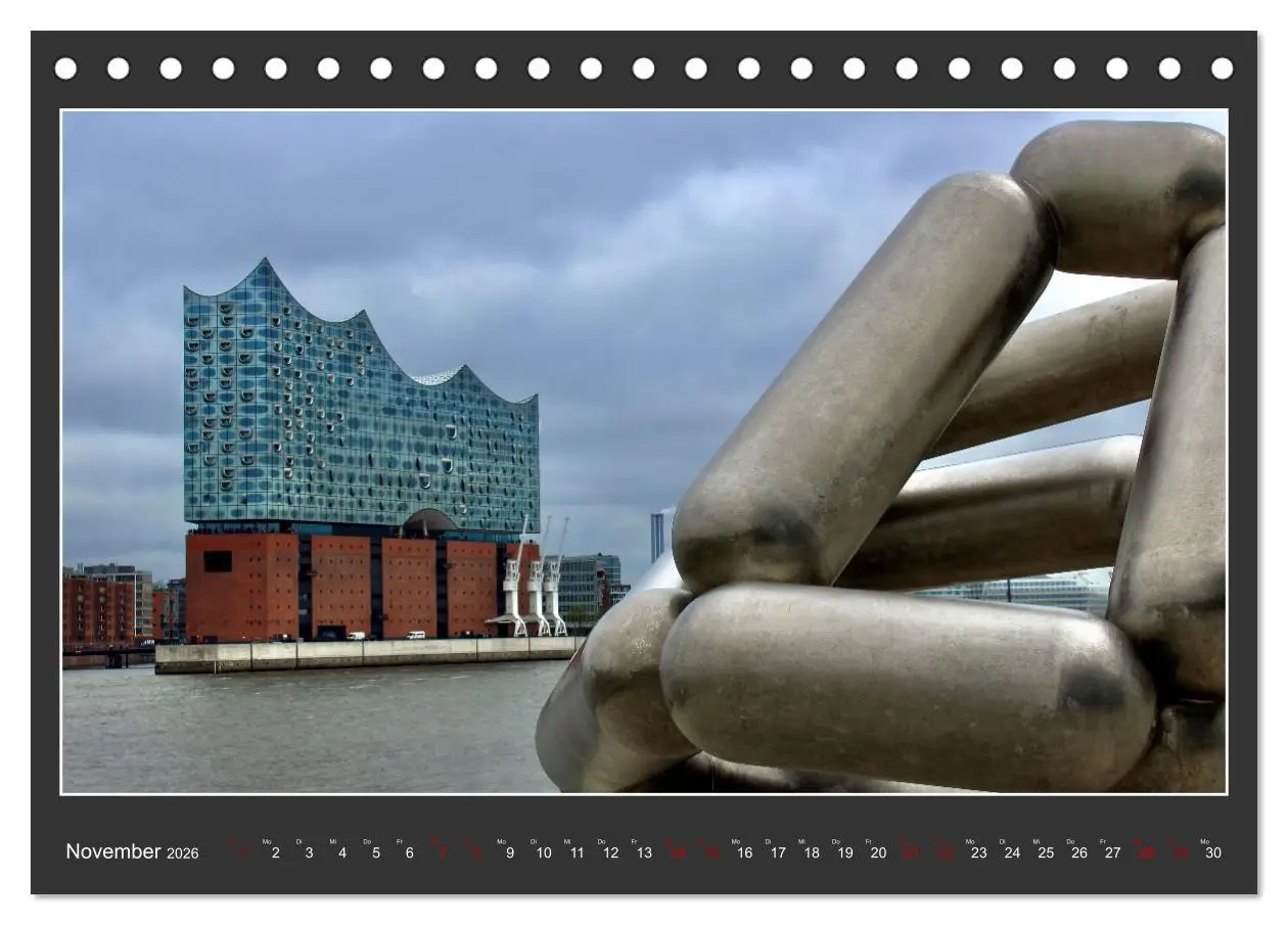 Bild: 9783457503997 | Wahrzeichen Elbphilharmonie (Tischkalender 2026 DIN A5 quer),...