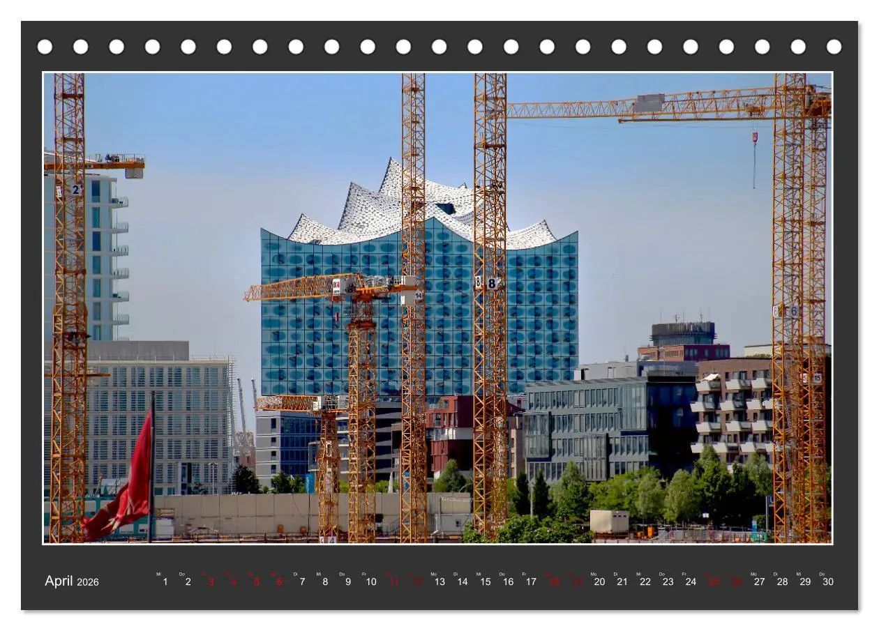 Bild: 9783457503997 | Wahrzeichen Elbphilharmonie (Tischkalender 2026 DIN A5 quer),...