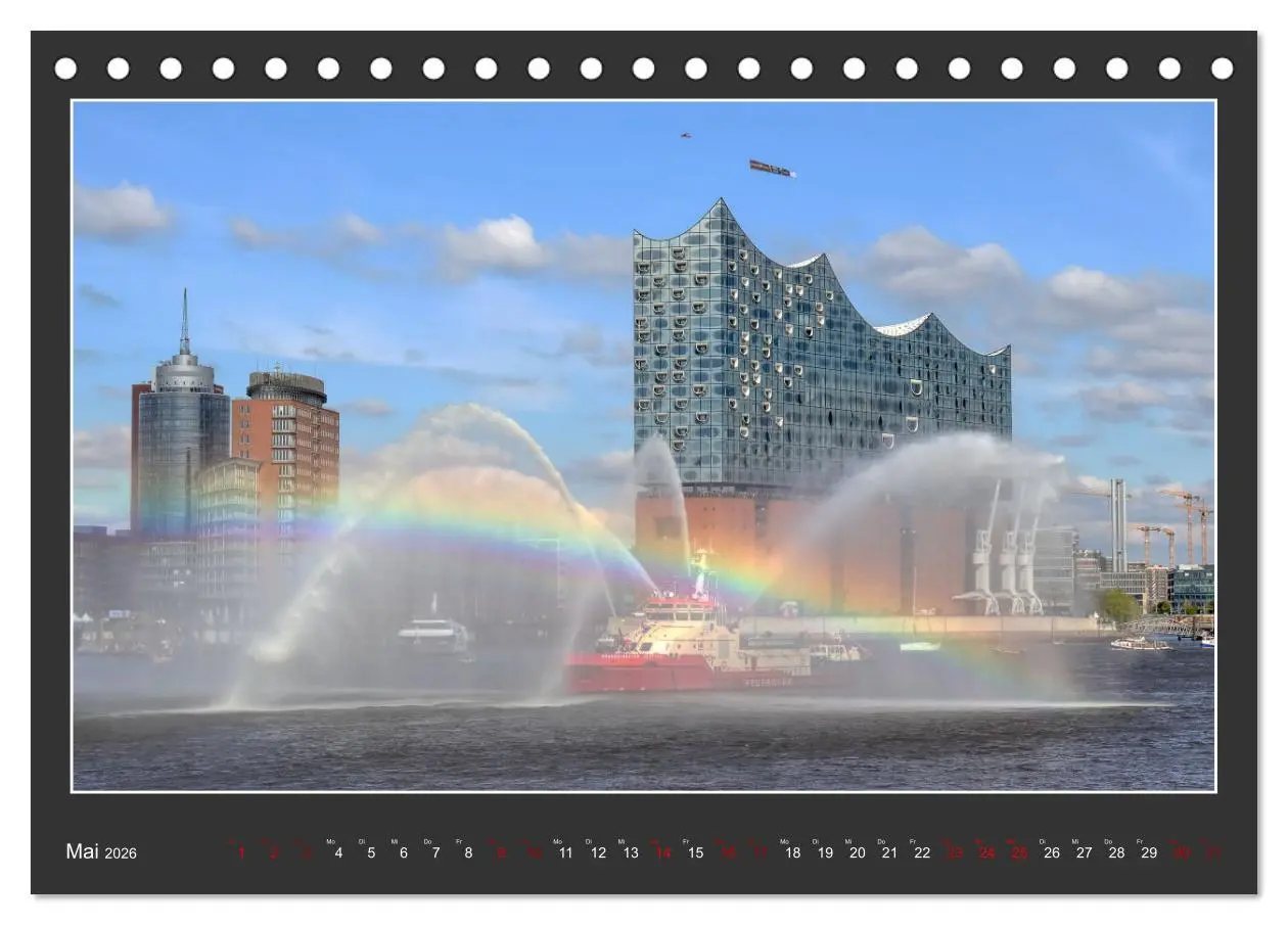Bild: 9783457503997 | Wahrzeichen Elbphilharmonie (Tischkalender 2026 DIN A5 quer),...