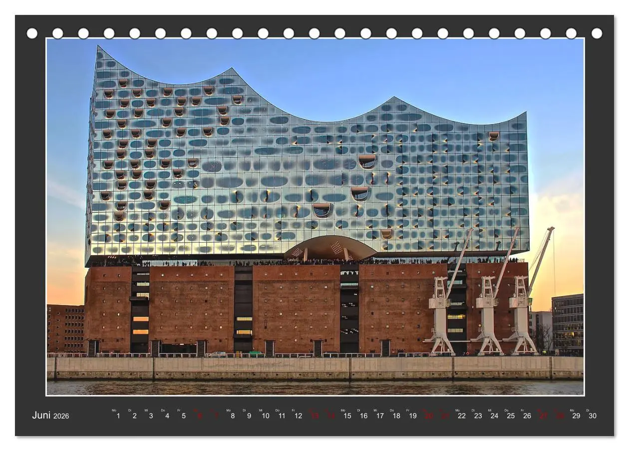 Bild: 9783457503997 | Wahrzeichen Elbphilharmonie (Tischkalender 2026 DIN A5 quer),...