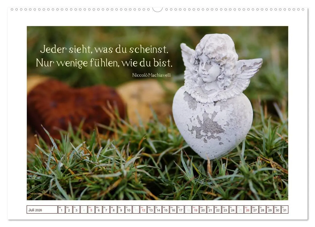 Bild: 9783516143997 | Engel-Kalender mit Zitaten / CH-Version (hochwertiger Premium...