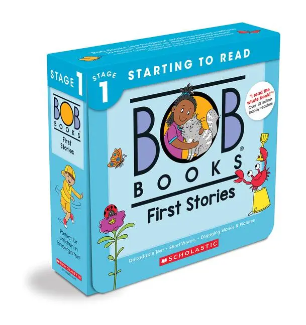 Cover: 9780545734097 | Bob Books - First Stories Box Set Decodable Phonics Books, Ages 4...