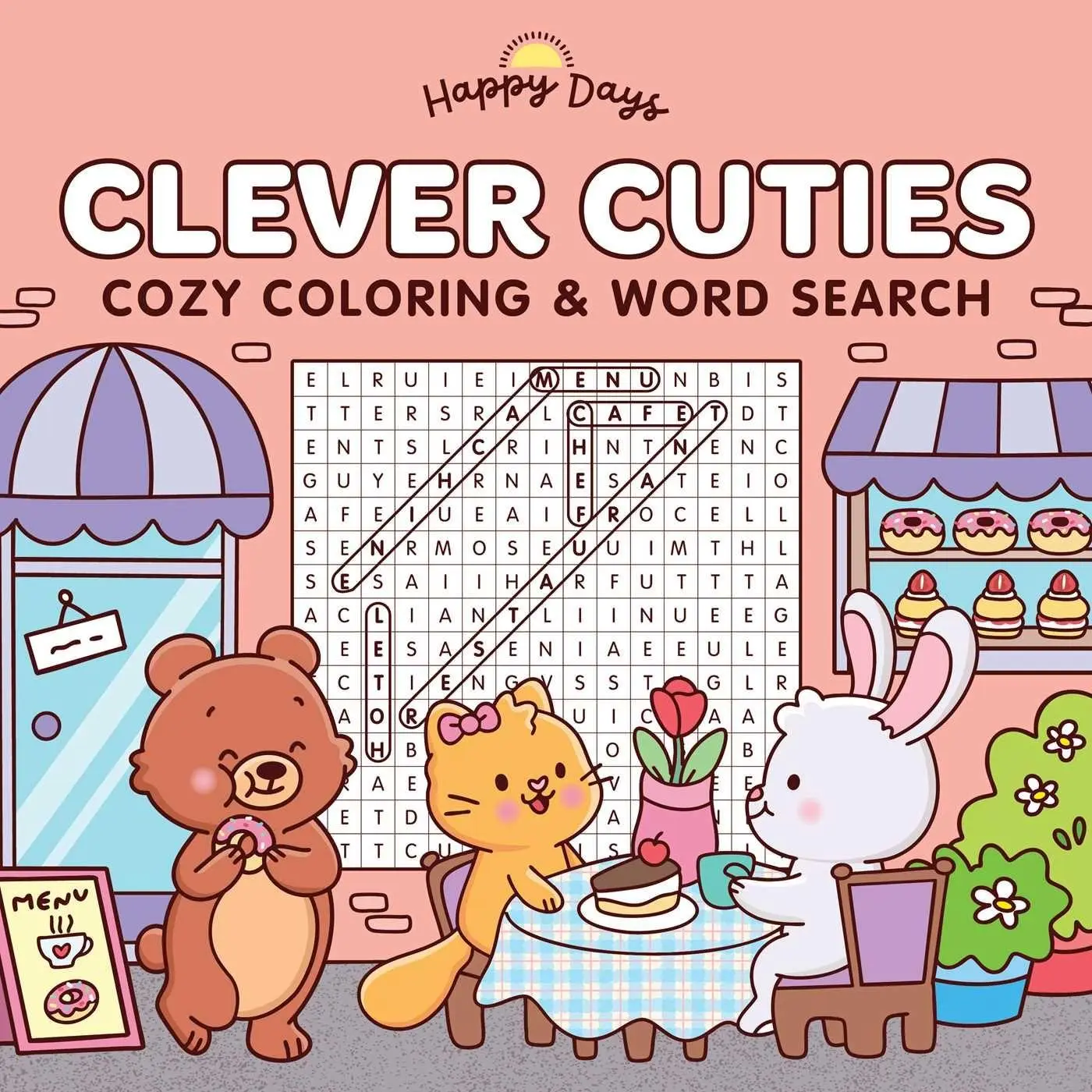 Cover: 9780655244097 | Clever Cuties: Cozy Coloring &amp; Word Search Book | Taschenbuch | 2026