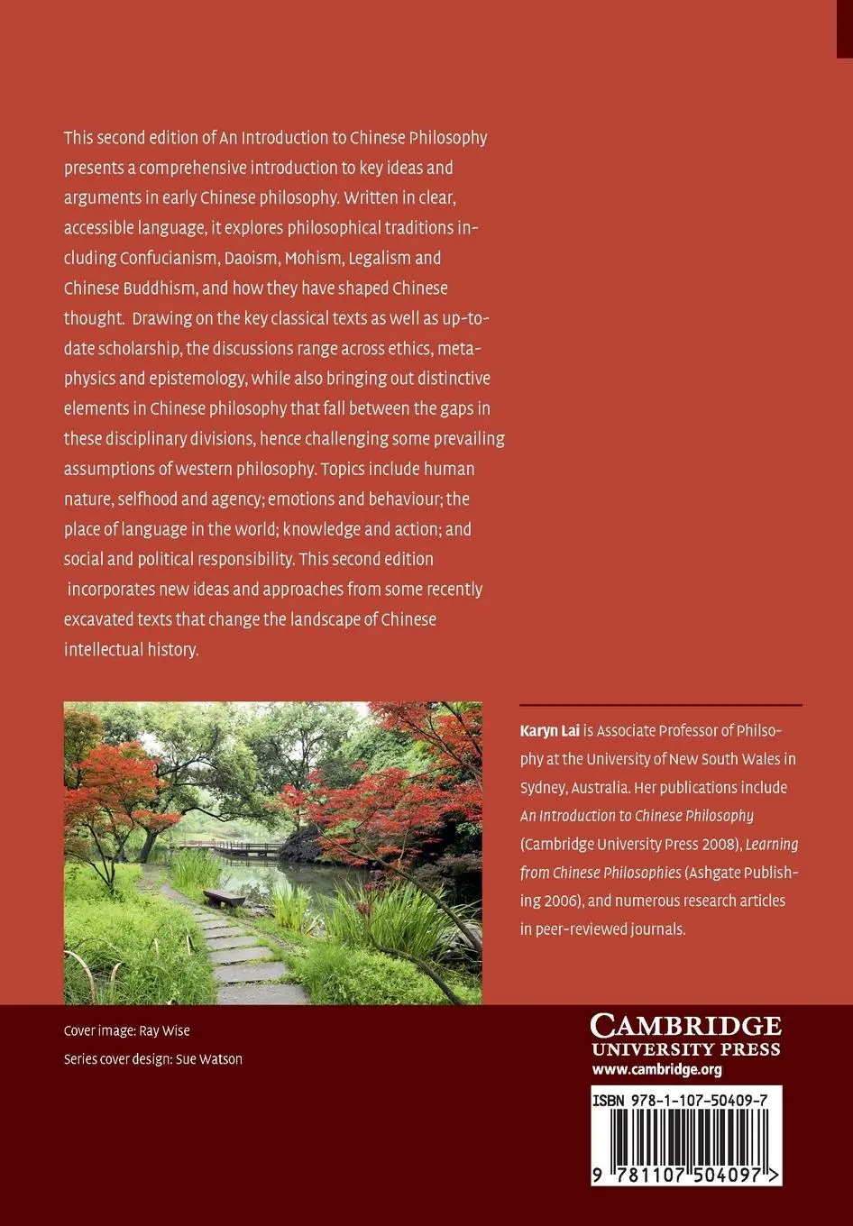 Rückseite: 9781107504097 | An Introduction to Chinese Philosophy | Karyn Lai | Taschenbuch | 2017