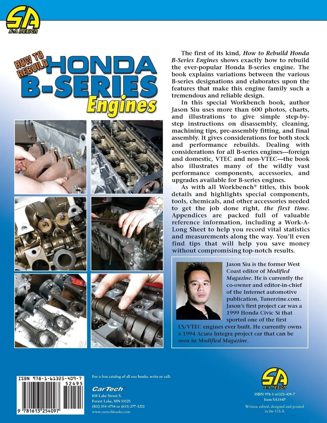 Rückseite: 9781613254097 | How to Rebuild Honda B-Series Engines | Jason Siu | Taschenbuch | 2008