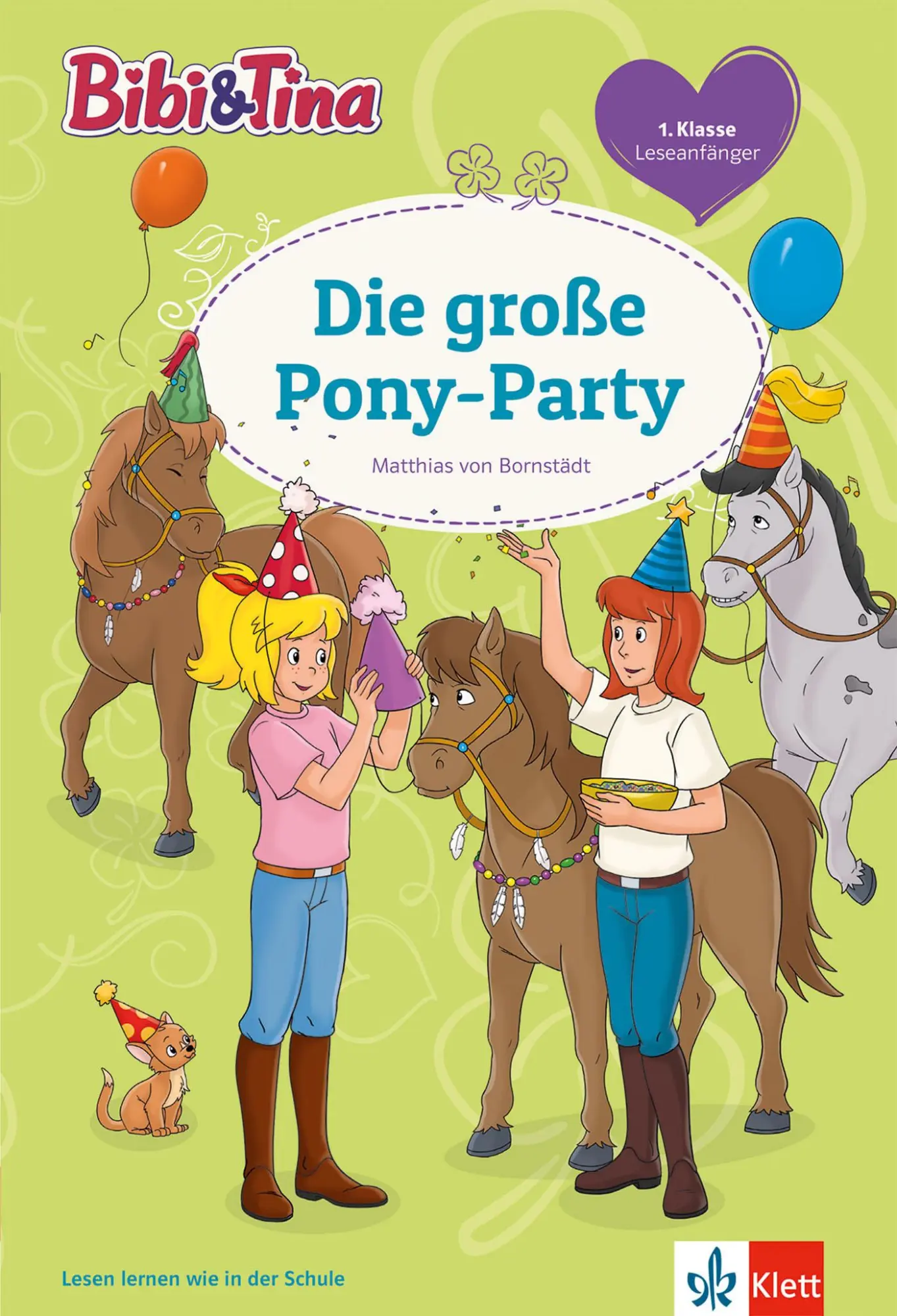Cover: 9783129494097 | Bibi &amp; Tina - Die große Pony-Party | Leseanfänger 1. Klasse | Buch