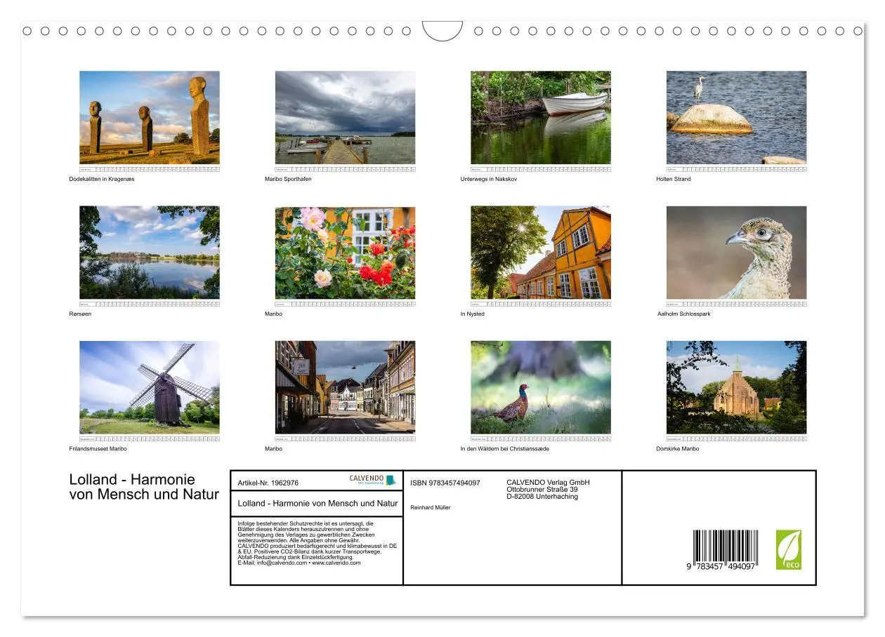 Bild: 9783457494097 | Lolland - Harmonie von Mensch und Natur (Wandkalender 2026 DIN A3...
