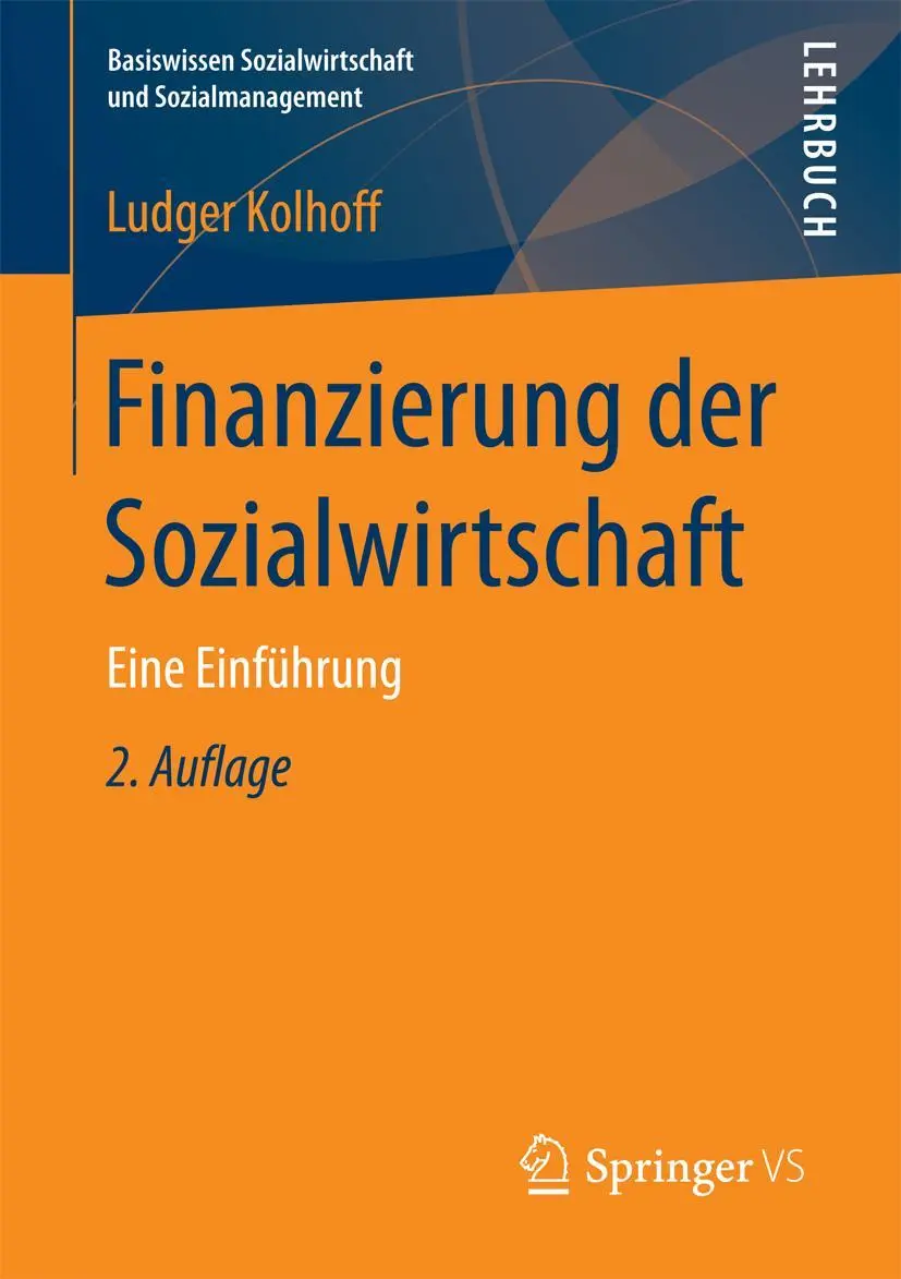 Cover: 9783658154097 | Finanzierung der Sozialwirtschaft | Eine Einführung | Ludger Kolhoff