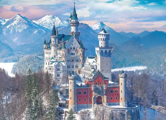 Cover: 628136654197 | Schloss Neuschwanstein im Winter | Spiel | Brettspiel | 6000-5419