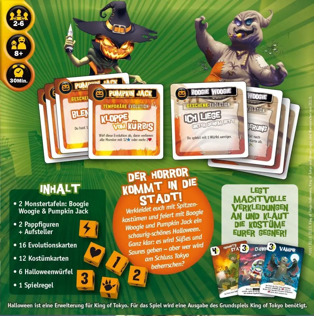 Bild: 3760175514197 | King of Tokyo: Halloween | Richard Garfield | Spiel | 514197 | Deutsch