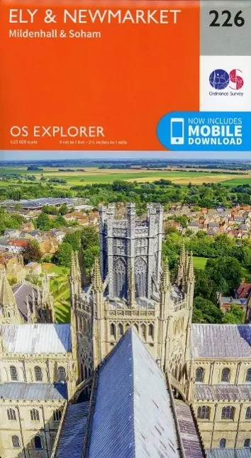 Cover: 9780319244197 | Ely and Newmarket, Mildenhall and Soham | Ordnance Survey | Englisch