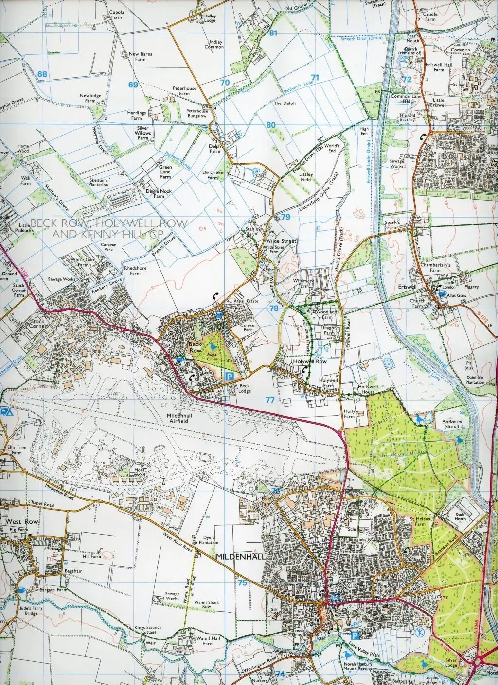 Bild: 9780319244197 | Ely and Newmarket, Mildenhall and Soham | Ordnance Survey | Englisch