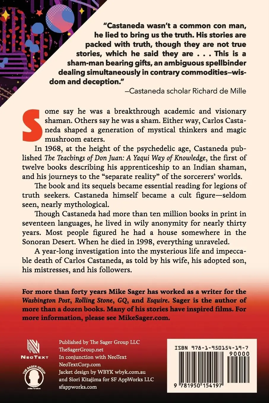 Rückseite: 9781950154197 | Shaman | The Mysterious Life and Impeccable Death of Carlos Castaneda