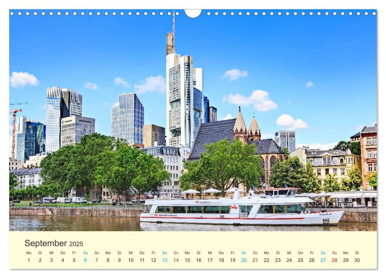 Bild: 9783435464197 | Frankfurt am Main - Finanzen und Geschichte (Wandkalender 2025 DIN...