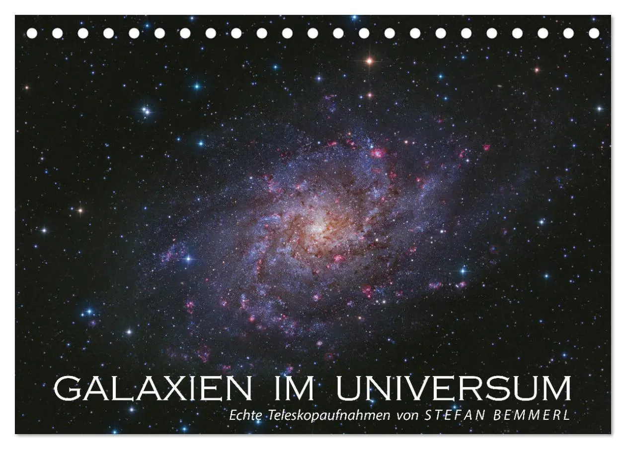 Cover: 9783457484197 | Galaxien im Universum (Tischkalender 2026 DIN A5 quer), CALVENDO...