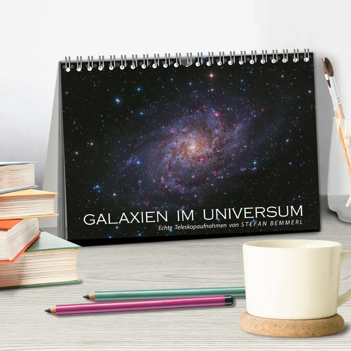 Bild: 9783457484197 | Galaxien im Universum (Tischkalender 2026 DIN A5 quer), CALVENDO...