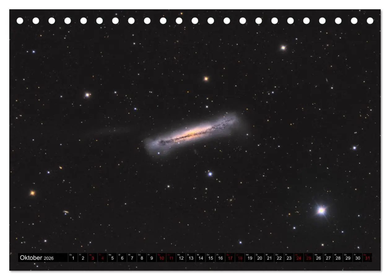 Bild: 9783457484197 | Galaxien im Universum (Tischkalender 2026 DIN A5 quer), CALVENDO...